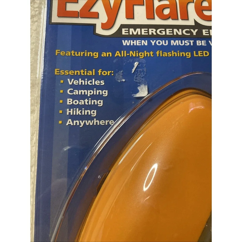 EzyFlare EZY Flare Emergency Roadside Electronic Flashing LED Warning Light NIP